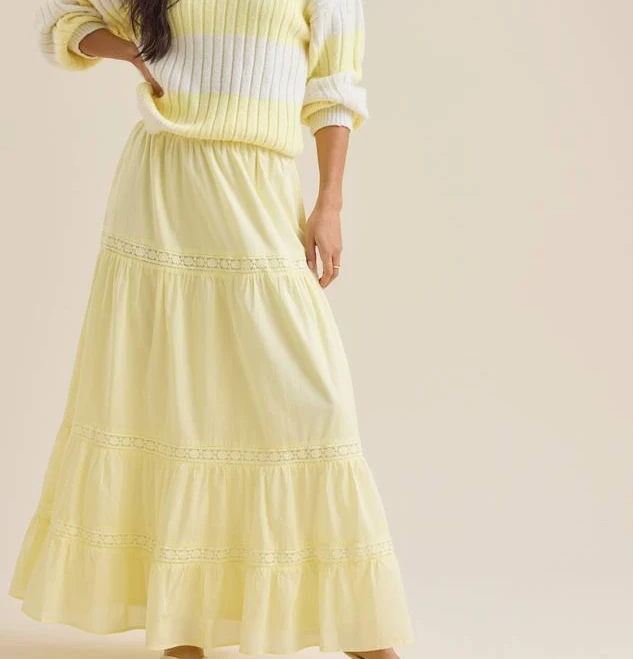 skirt Altar'd State Adalyn Cotton Maxi Skirt Altar'd State $19.99