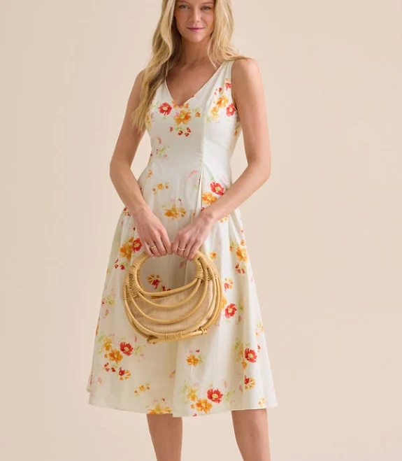 dress Altar'd State Estelle Floral Cotton Maxi Dress Altar'd State $21.99