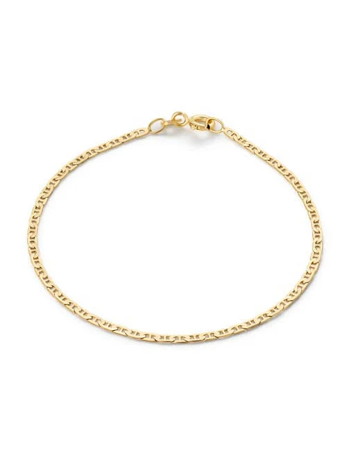 accessory Ana Luisa Mariner Chain Bracelet in Solid Yellow Gold Nordstrom $335