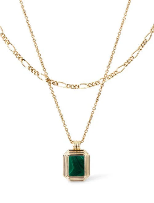 accessory Ana Luisa Women's 14K Gold Plated Layered Necklace Set Nordstrom $130