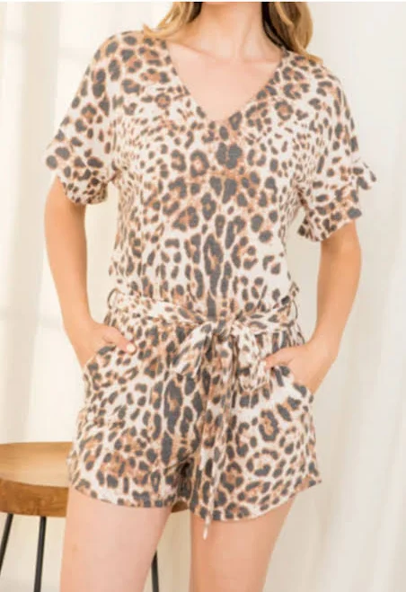 romper Animal Print Romper Shoptiques | Shop Local Boutiques $34.99
