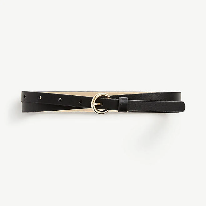 accessory Ann Taylor Skinny Leather Belt Ann Taylor $39.5