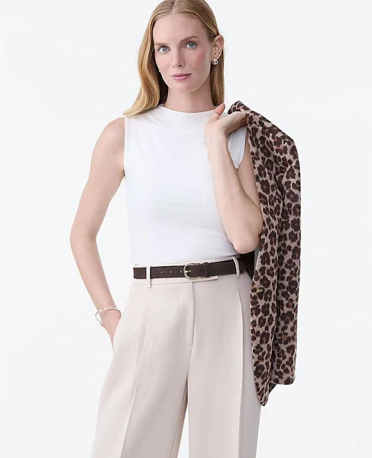 top Ann Taylor Women's Mock Neck Knit Shell Top Ann Taylor $33.37