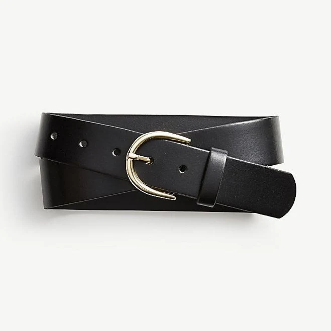 accessory Ann Taylor Women's Wide Leather Trouser Belt Ann Taylor $35.7