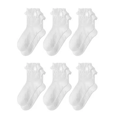 accessory Anna-Kaci Women's 6-Piece Ruffle Trim Breathable Ankle Socks Target $15.99