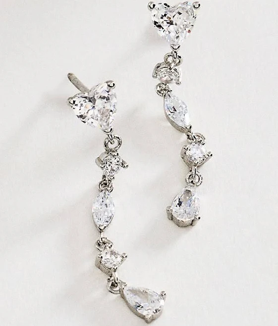accessory Anthropologie Delicate Crystal Drop Earrings Anthropologie $48