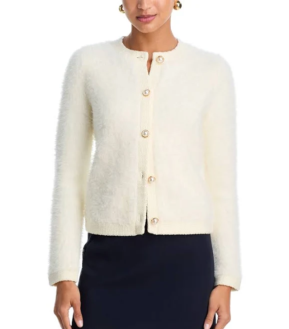 cardigan AQUA Women's Brushed Pearl Button Cardigan Bloomingdale's $70.4