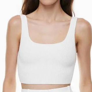 top Aritzia Babaton Sculpt Knit Squareneck Cropped Tank Sweater Aritzia $16.99