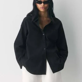top Aritzia Wilfred Women's Reminisce Relaxed Poplin Shirt Aritzia $98