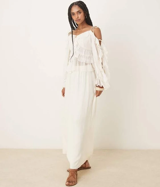 skirt ASOS Design Linen A-Line Maxi Skirt ASOS $31.49