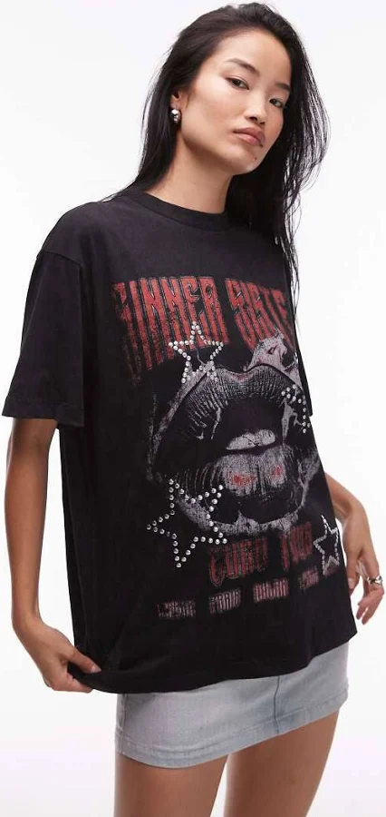 t-shirt ASOS Oversized T-Shirt with Band Graphic ASOS $26.59