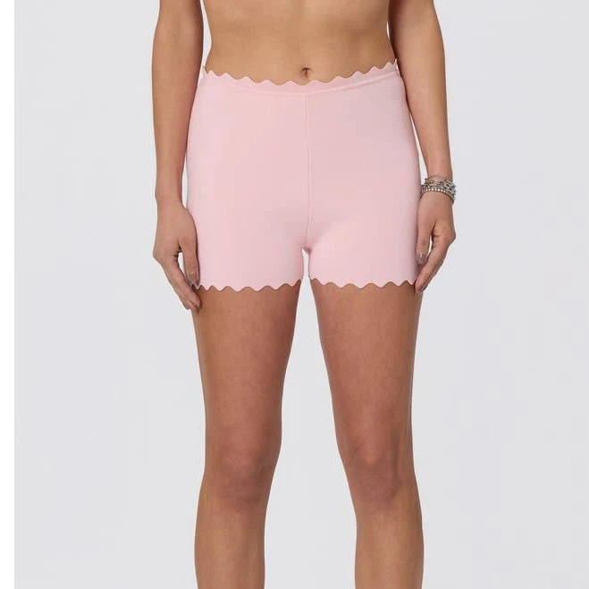 shorts Astr The Label Women's Scalloped Edge Knit Shorts Nordstrom $65