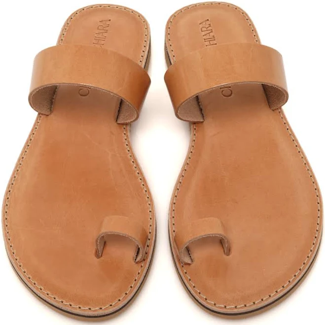 shoes Athena Minimal Flat Greek Leather Sandals Christie Chiara Sandals $70.65