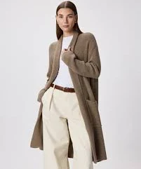 outerwear Australian Merino Wool Duster Cardigan Quince $92