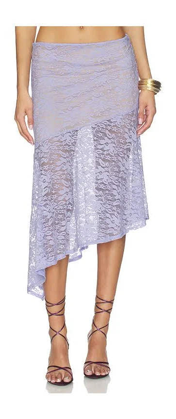 skirt Ava Flounce Midi Skirt REVOLVE $79