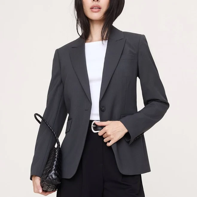 blazer Banana Republic Women's Slim Italian Wool Blazer Banana Republic $298
