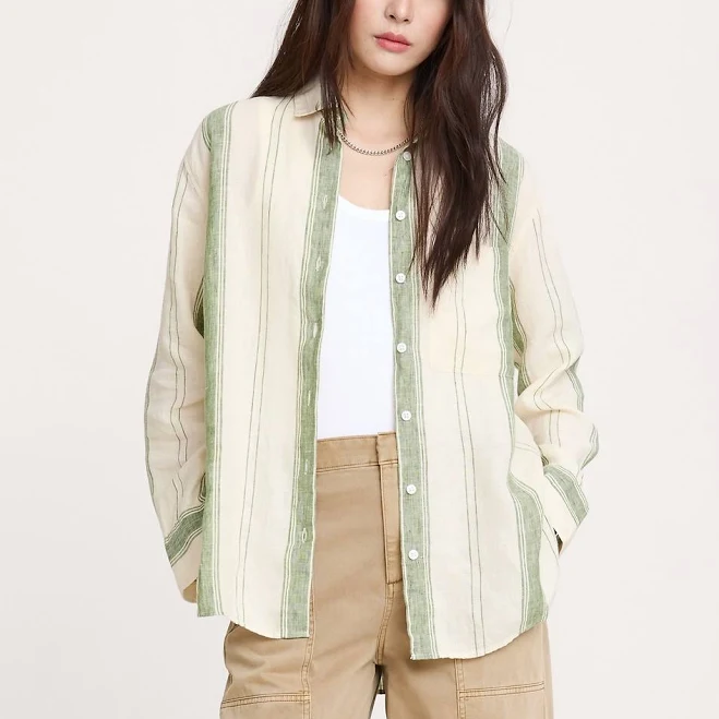 top Banana Republic Women's The Oversized Linen Shirt Banana Republic $98