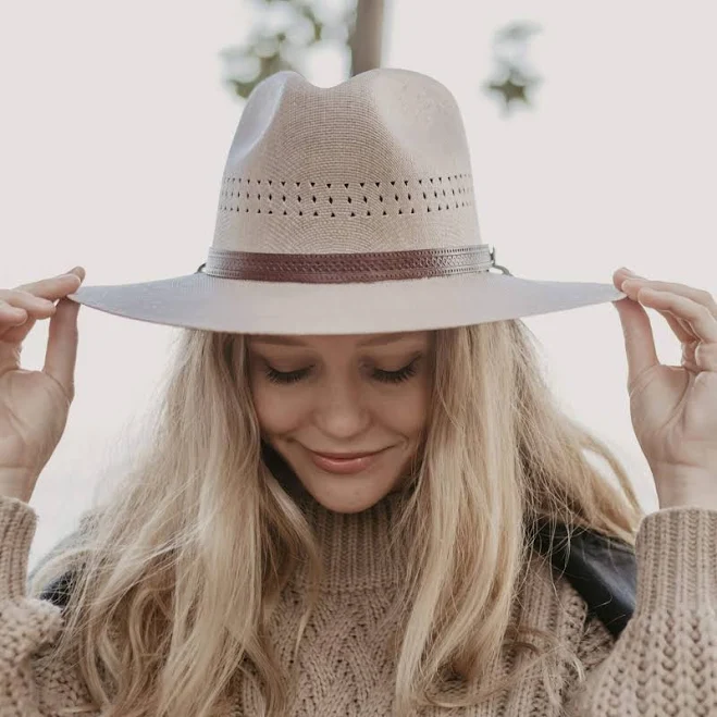 accessory Barcelona - Wide Brim Straw Sun Hat Bespoke Hat Co $77