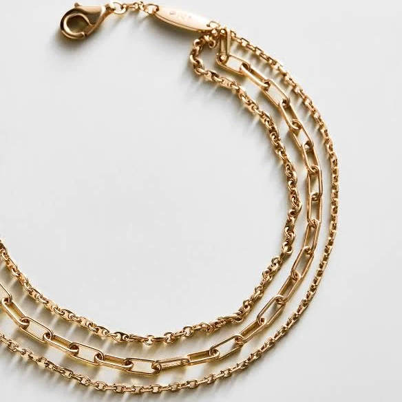 accessory BaubleBar Ana 18K Gold Layered Bracelet BaubleBar $110