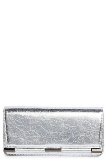 bag BCBG Women's Bar Hardware Metallic Clutch Nordstrom Rack $29.97