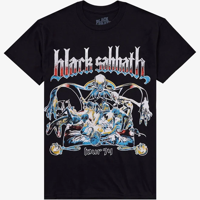 top Black Sabbath Sabbath Bloody Sabbath 1964 Tour Graphic T-Shirt Hot Topic $26.9