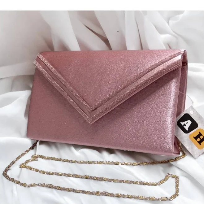 bag Blush Satin Envelope Clutch With Elegant Detailing eBay $32.99