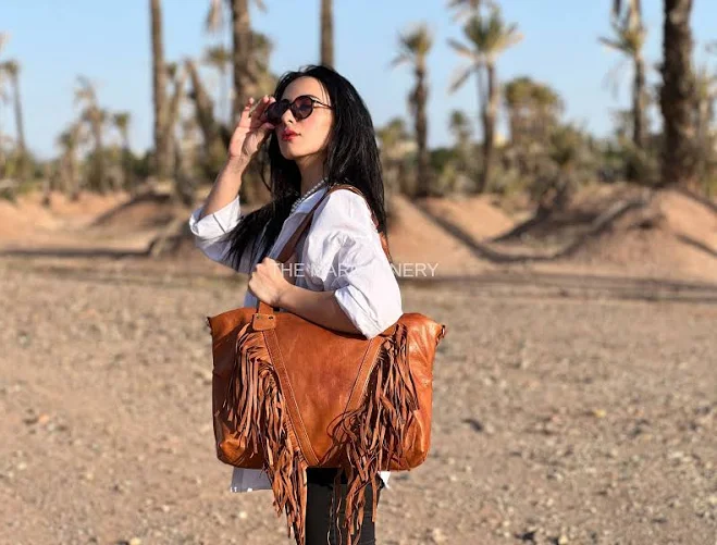 bag Bohemian Fringed Leather Crossbody Bag Etsy - Seller $151.3