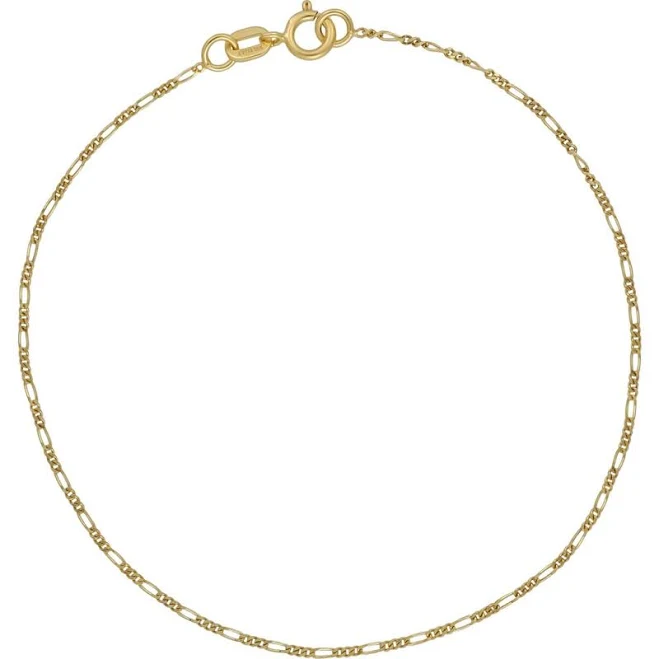 accessory Bony Levy 14K Gold Figaro Chain Bracelet Nordstrom $125