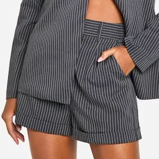 shorts Boohoo Women's Tall Pinstripe Tailored Shorts boohoo USA $29.2