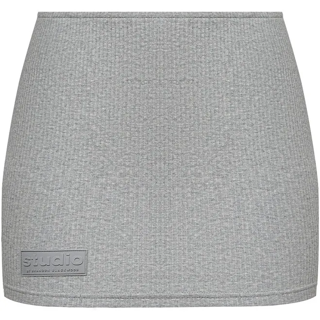 skirt Brandon Blackwood Ribbed Mid Rise Skirt Brandon Blackwood New York $30
