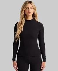 top Bylt Premium Basics Rib Mockneck Long Sleeve BYLT Basics $31.5