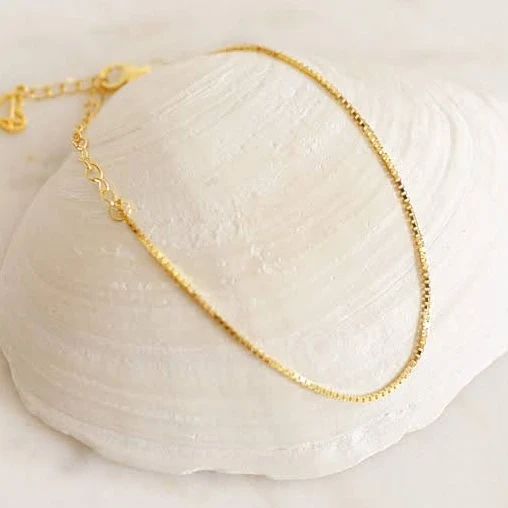 accessory Caitlyn Minimalist Dainty Box Chain Link Bracelet Caitlyn Minimalist $24.5