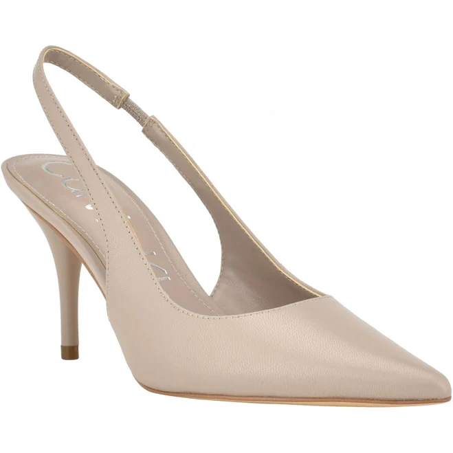 heels Calvin Klein Women's Cinola Pointy Toe Slingback Pumps Macy's $65.4