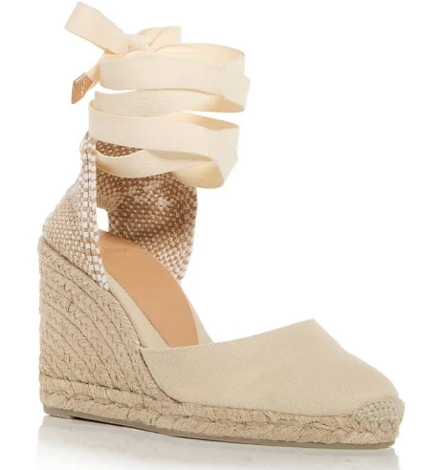 shoes Castañer Castaner Women's Carina Espadrille Wedge Sandals Editorialist $180