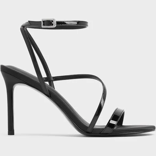 shoes Charles & Keith Andricia Patent Stiletto Sandals charleskeith.com $79