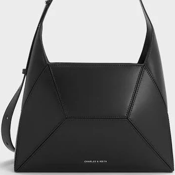 bag Charles & Keith Nasrin Geometric Hobo Bag charleskeith.com $119