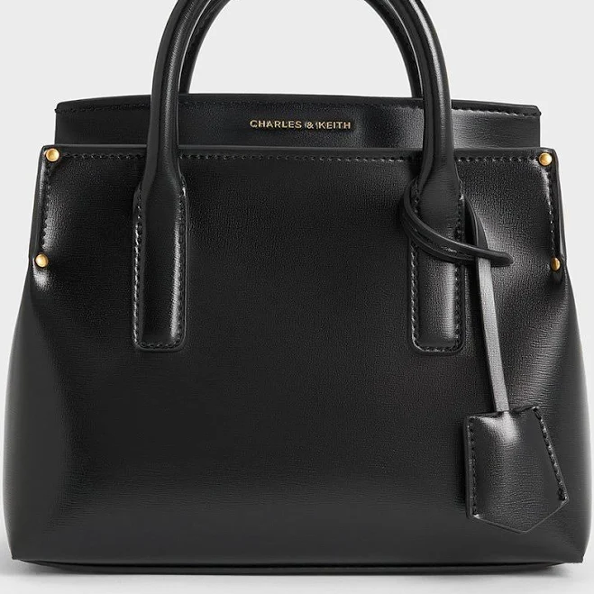 bag Charles & Keith Rene Structured Top Handle Bag charleskeith.com $103