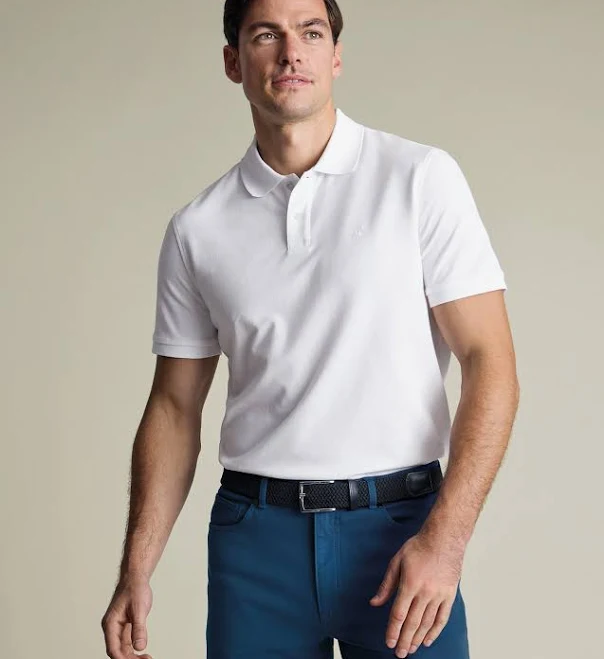 top Charles Tyrwhitt Men's Cotton Stretch Pique Polo Charles Tyrwhitt US $44.75