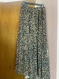 skirt Chicwish Taupe and Black Leopard Maxi Skirt Poshmark $12
