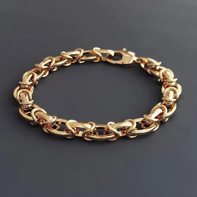 accessory Chunky Gold Chain Bracelet Etsy - JucaaDesigns $43.11