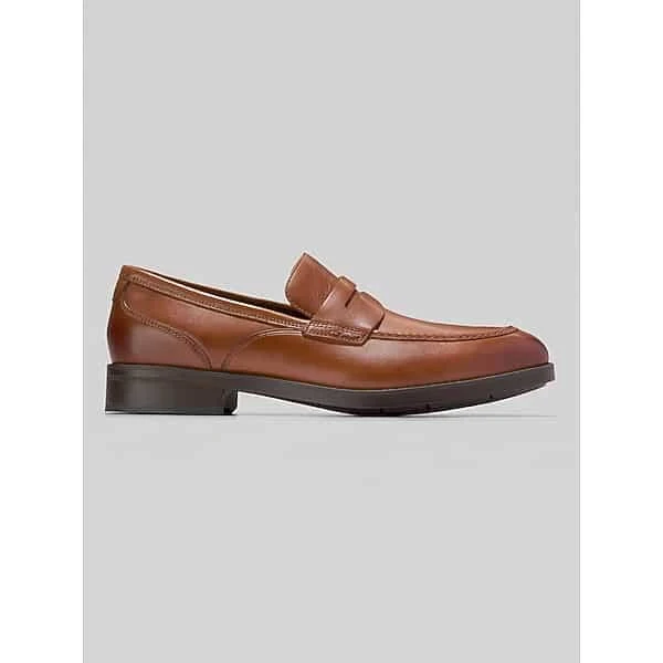 shoes Cole Haan Men's Newmark Grand Penny Round Toe Loafers Men's Wearhouse $104.99