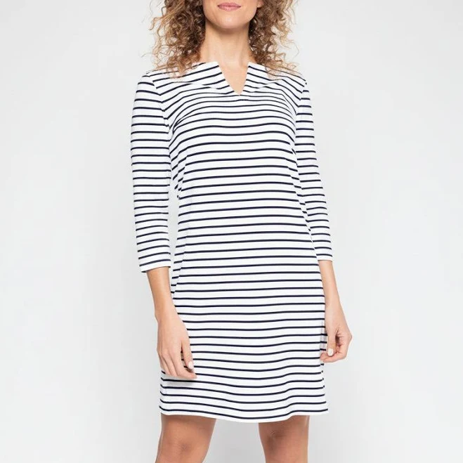 boat outfits Coolibar Women's Oceanside Sun Protective Tunic Dress coolibar.com $99