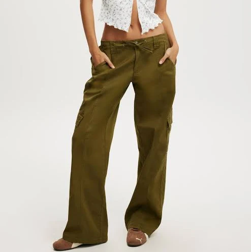 bottom Cotton On Women's Low-Rise Cargo Pants Cotton On $20