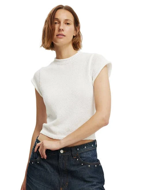 top Cotton On Women's Textured Shortsleeve Knit Top Nordstrom $39.99