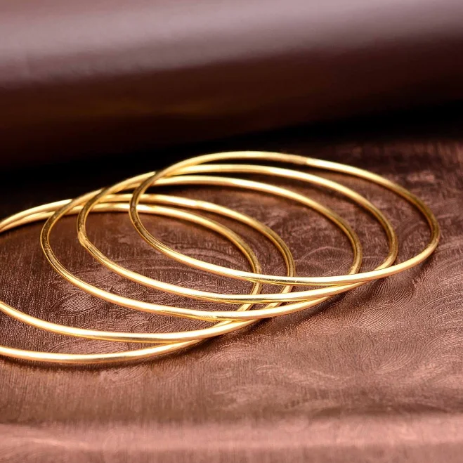 accessory Dainty Gold Bangle Set Etsy - Seller $16.39