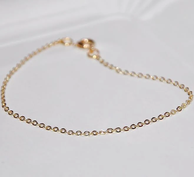 accessory Dainty Gold Chain Bracelet Etsy - SeaSideMotifs $13.6