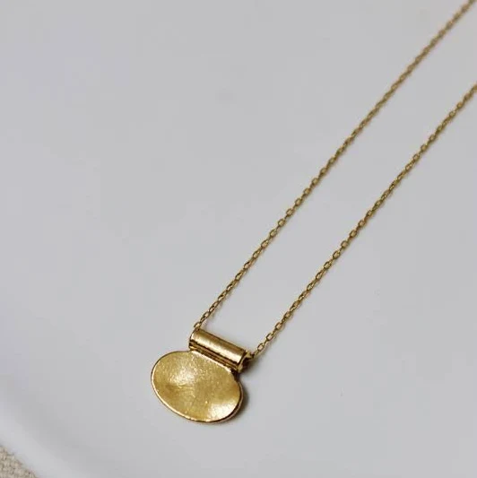 accessory Dainty Gold Charm Necklace aylsbury street $32
