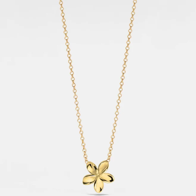accessory Dainty Gold Flower Charm Necklace Perimade & Co. $26.95