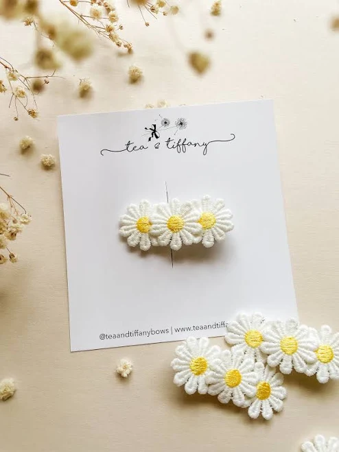 accessory Daisy Chain Flower Hair Clip Etsy - Seller $4.86