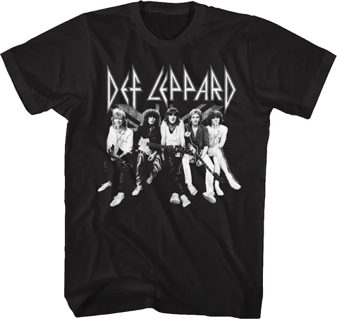 top Def Leppard Men's S/S T-Shirt 80sTees.com $39.99